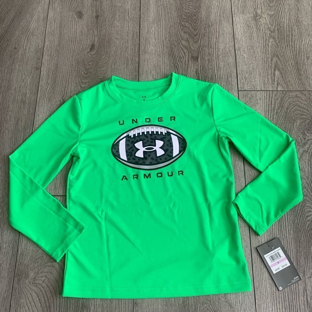 Under armour boys graphic football long sleeve shirt